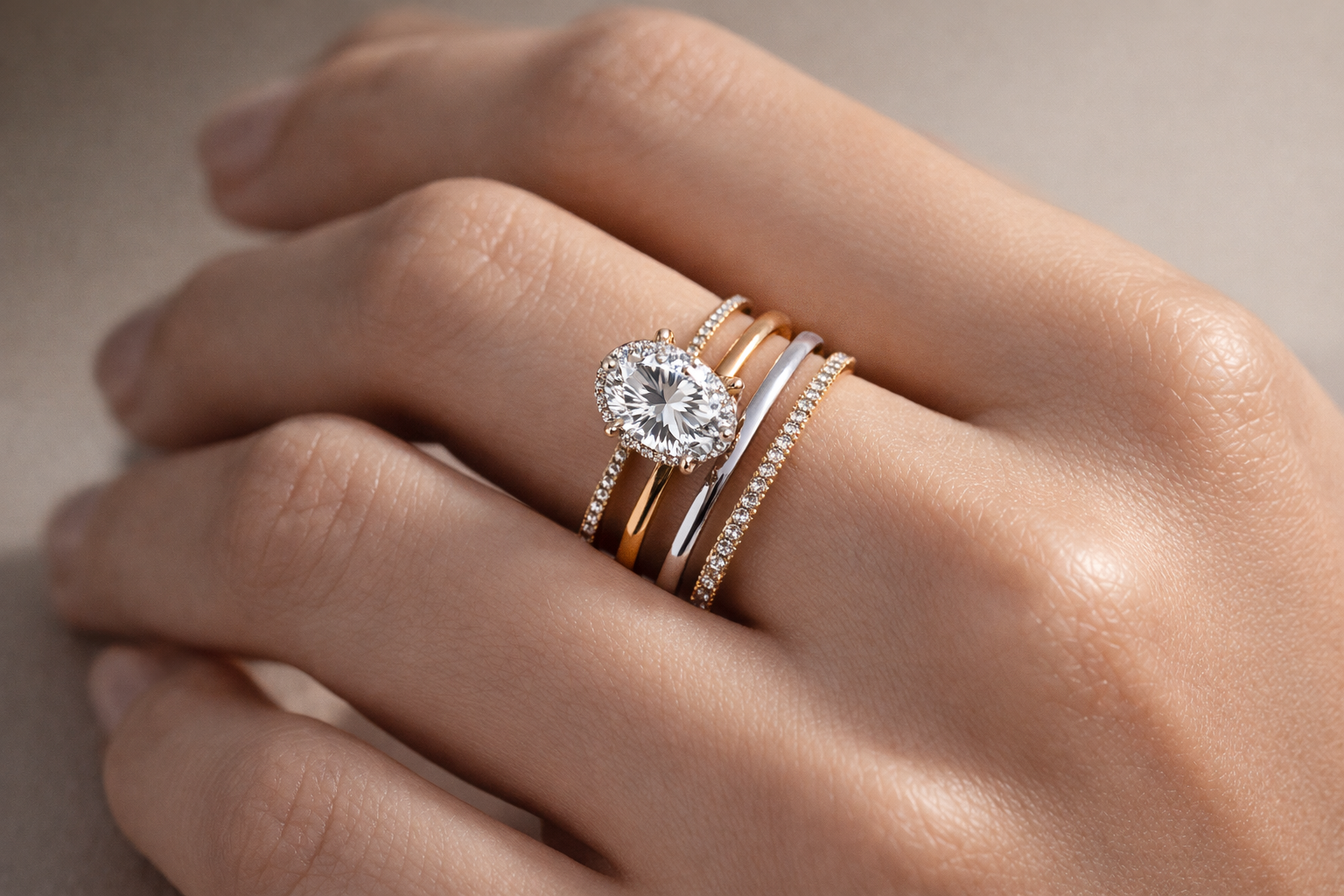 💍 The Art of Stacking Rings — How to Layer Rings Like a Stylist