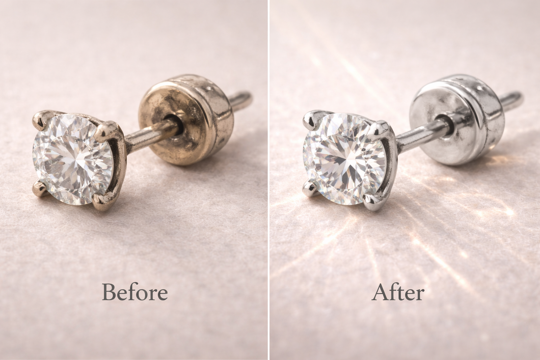 How to Clean Stud Earrings Safely (Without Damaging Them or Your Ears)