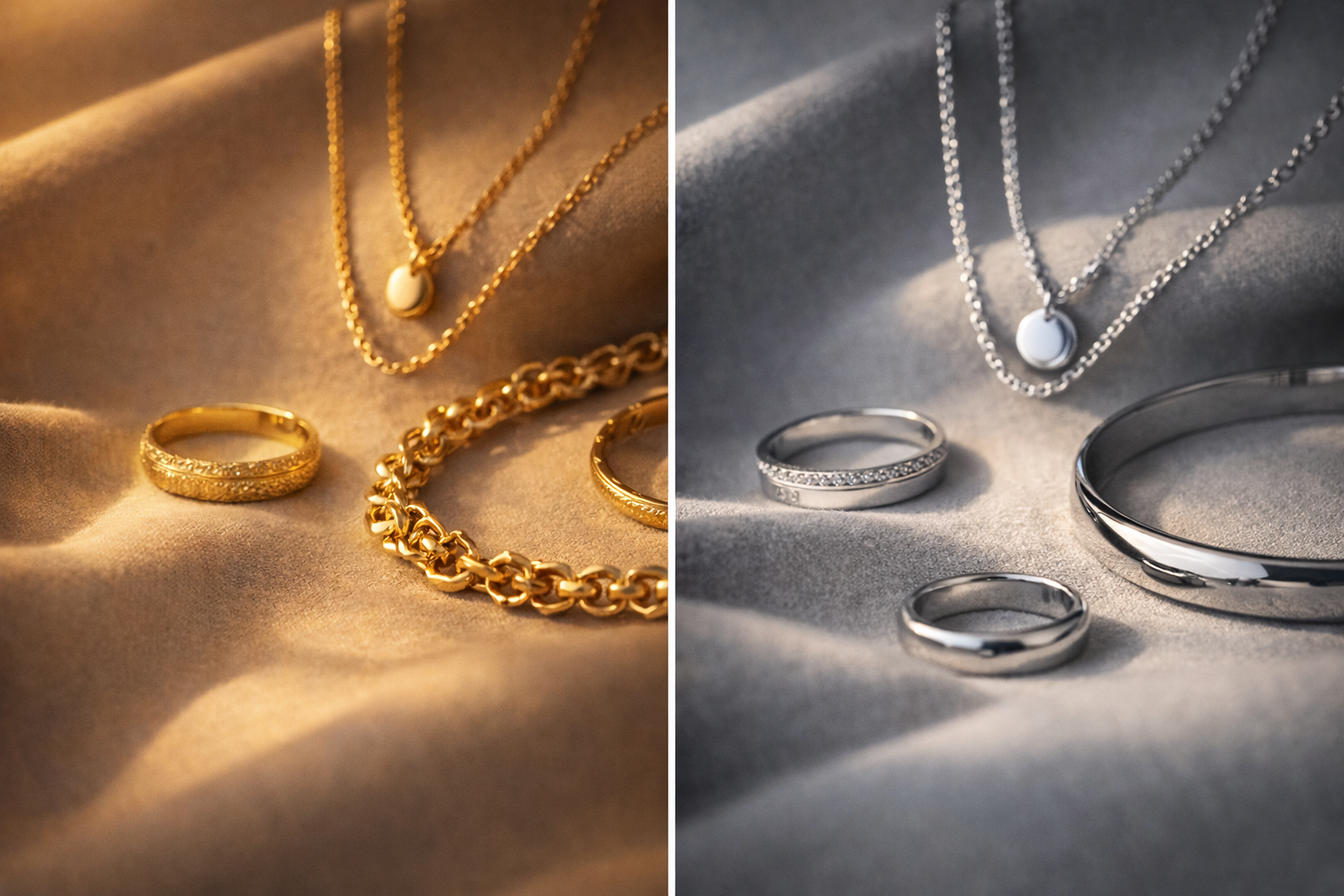 💫 Gold vs Silver Jewelry — Which One Should You Choose (and Why It Matters)