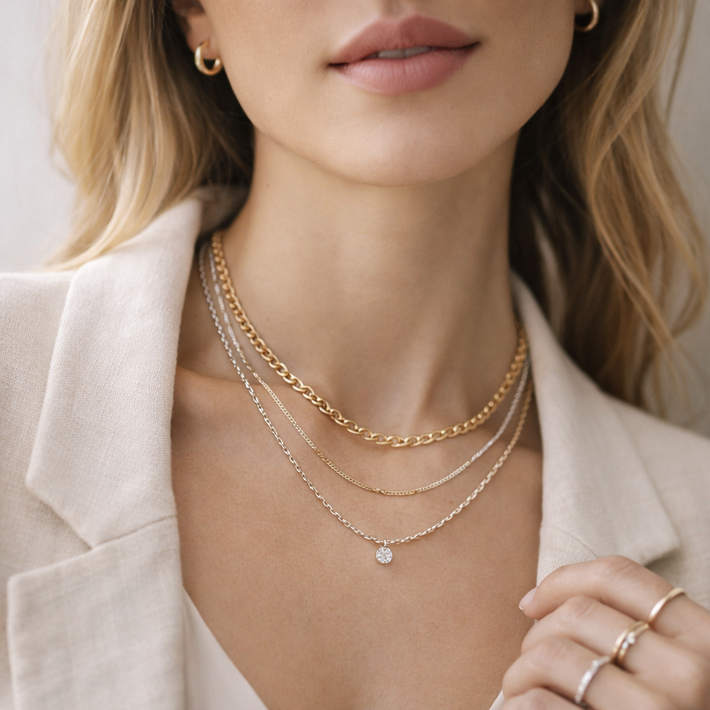 ✨ How to Mix Metal Jewelry — A Modern Style Guide