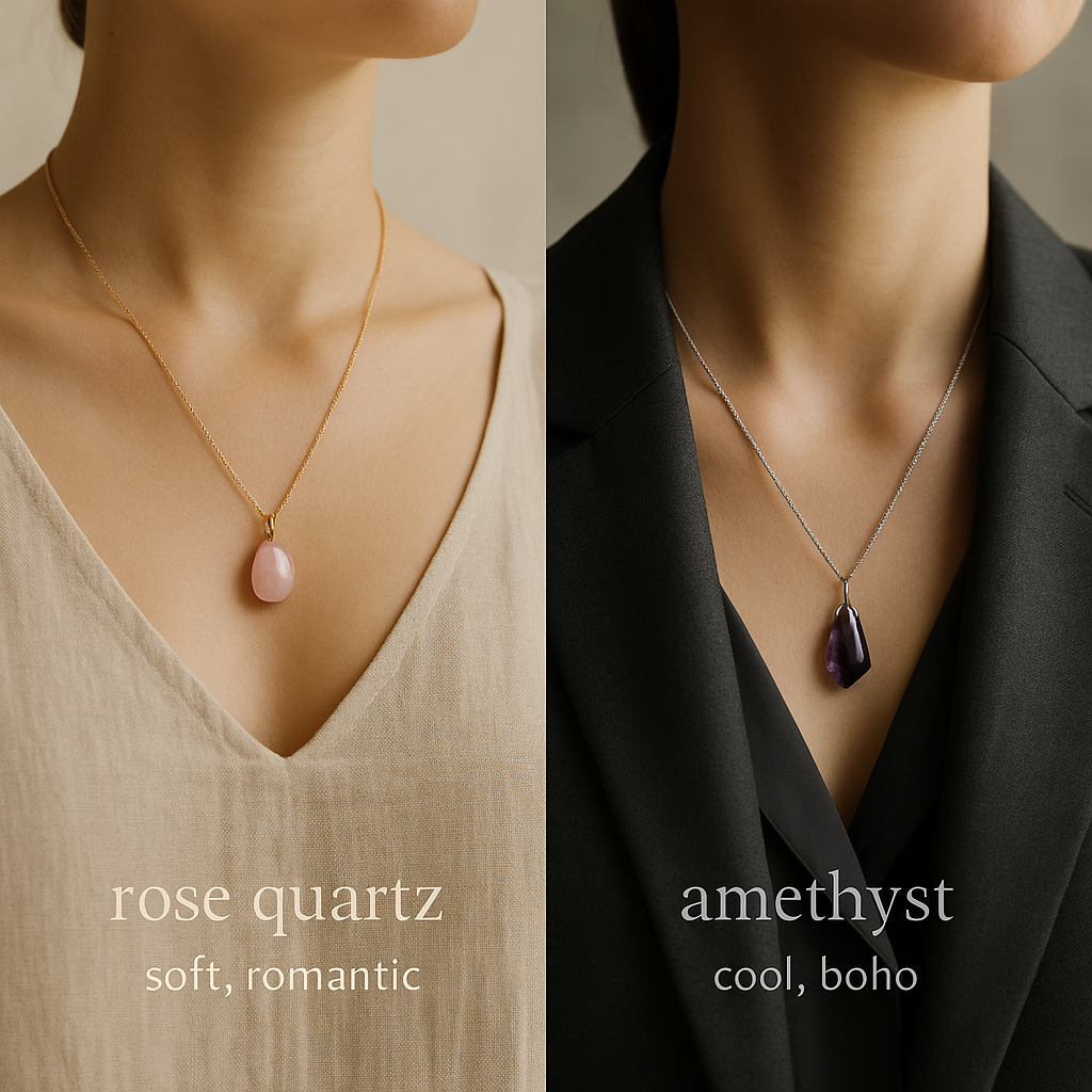 💫 How to Wear Minimalist Crystal Jewelry: Style, Layer, and Energize