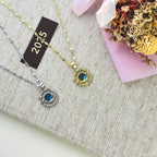 Celestial Galaxy Night Sky Star Moon Necklace by Stella Amoré
