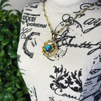 Silver Star Moon Galaxy Necklace by Stella Amoré