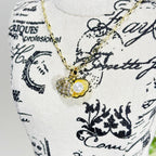 Silver Clam Sea Shell Ocean Necklace by Stella Amoré