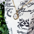 Irregular Single Baroque Pearl Necklace by Stella Amore