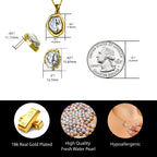 Irregular Single Baroque Pearl Necklace by Stella Amore