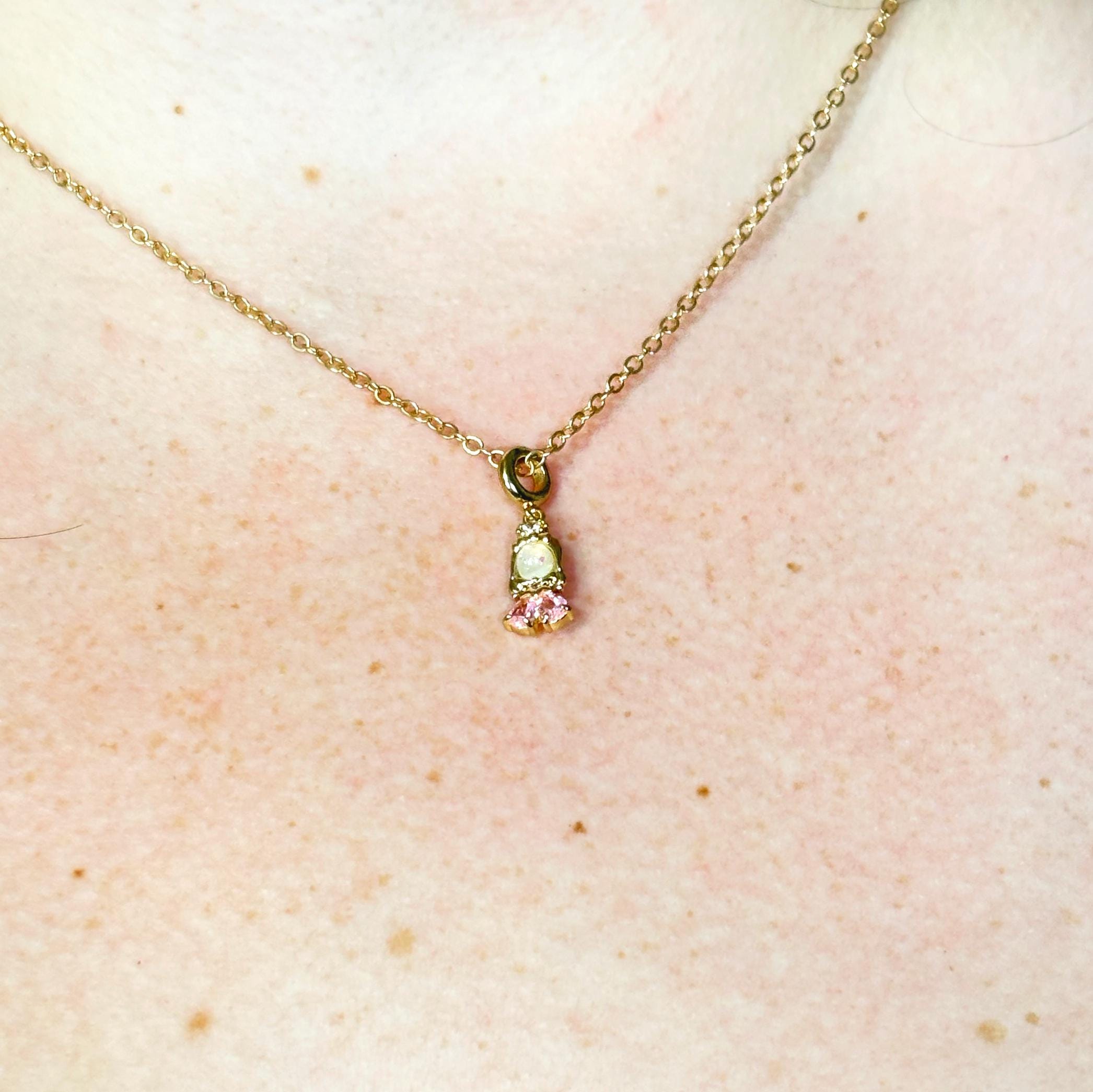 Aurora Inspired Fairy Tale Princess Necklace by Stella Amore
