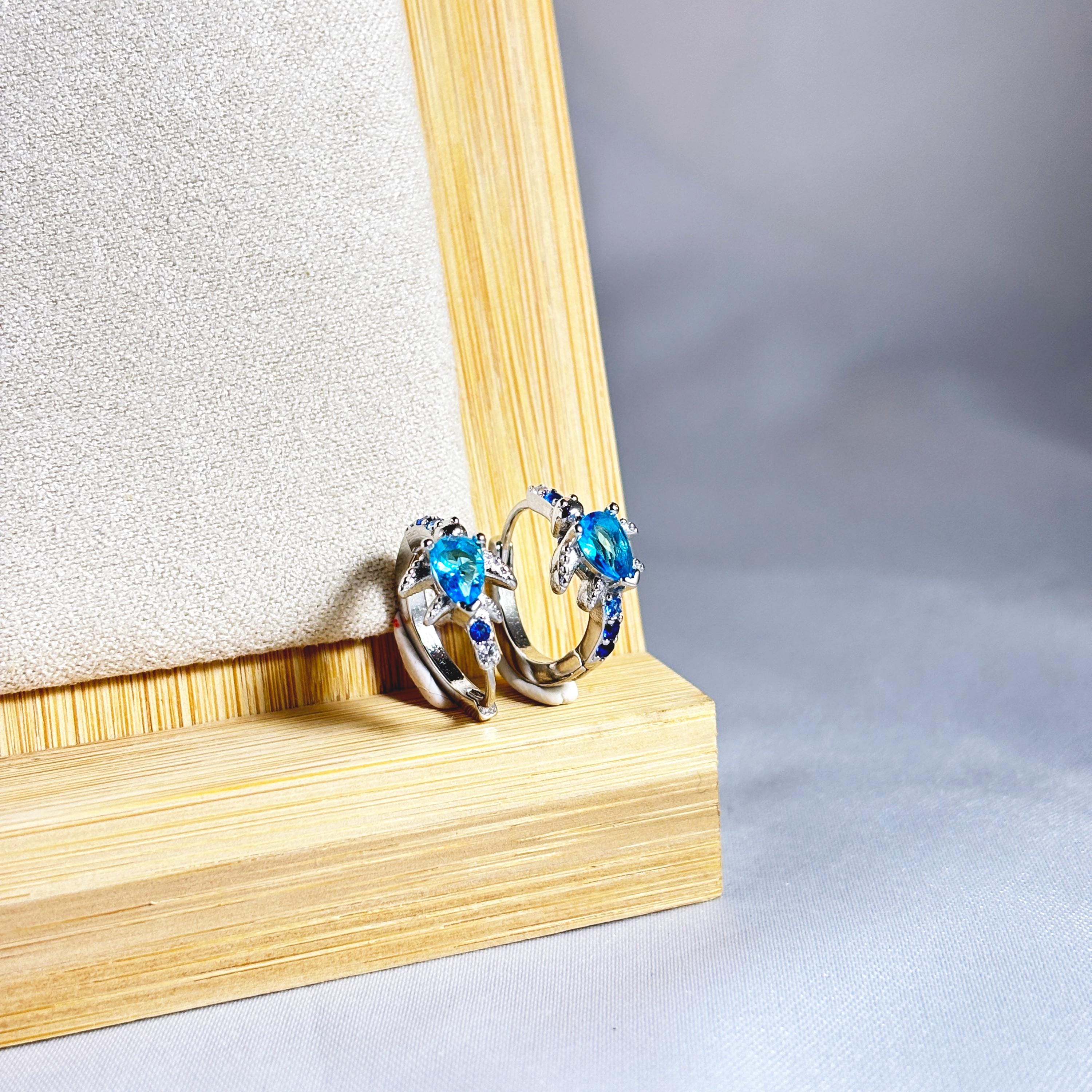 Sea Turtle Hoop Earrings by Stella Amoré