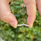 Wishbone V Shaped Chevron Stacking Ring by Stella Amoré