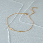 Sideways Cross Bracelet • 14K Gold Vermeil, CZ Diamond • Christian Gift