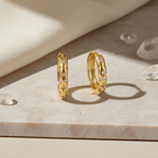 Tiny Star Huggies | Gold Star Huggie Hoop Earrings with CZ | Dainty Celestial Everyday Hoops