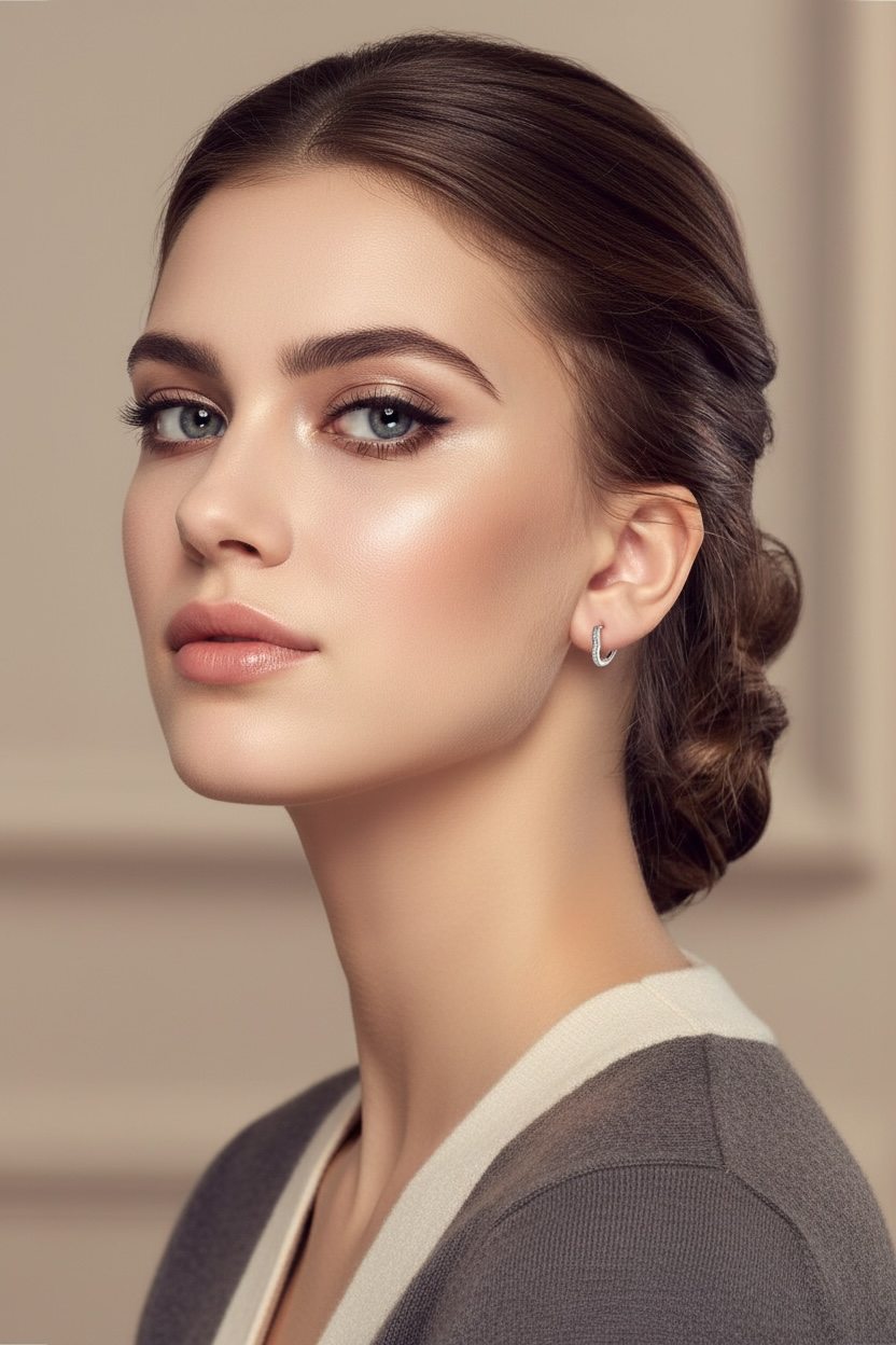 Dainty Heart Huggie Hoop Earrings | Gold & Silver Pavé Heart Huggies in Sterling Silver | CZ Heart Hoops | Tiny Everyday Jewelry