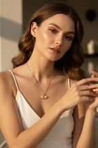Clam necklace | Gold Oyster Necklace | Pearl Sea Shell | Dainty Beach Jewelry | Summer Necklace
