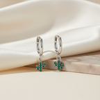 Cactus Earrings | Dessert Dangle Hoop Earrings | Dainty Boho Jewelry | Gift for Her