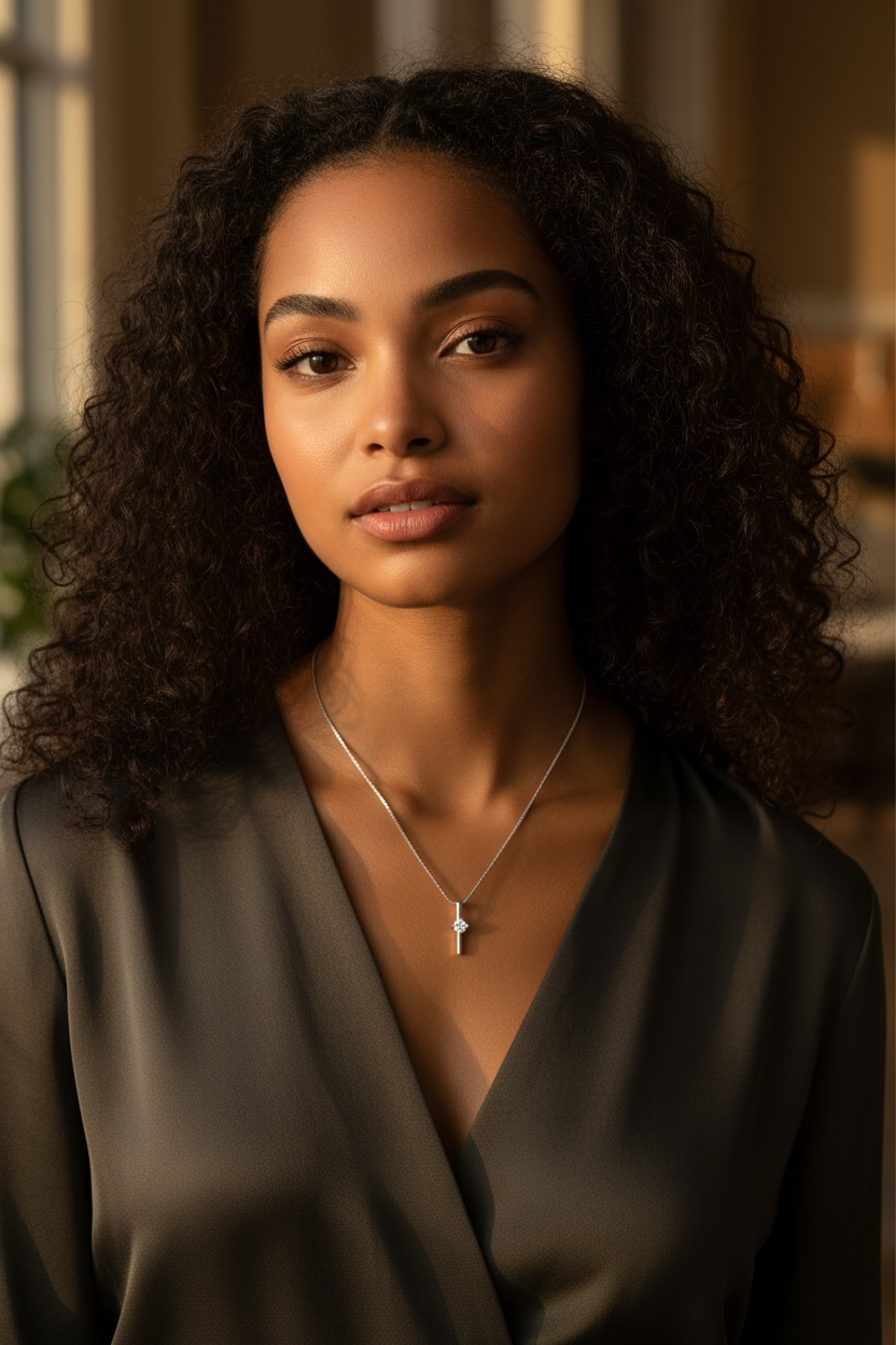 Moissanite Vertical Bar Necklace | Dainty Gold or Silver Solitaire Pendant | Minimalist Sterling Silver Diamond Necklace