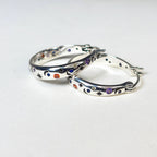 Dainty Star & Moon Hoop Earrings by Stella Amoré