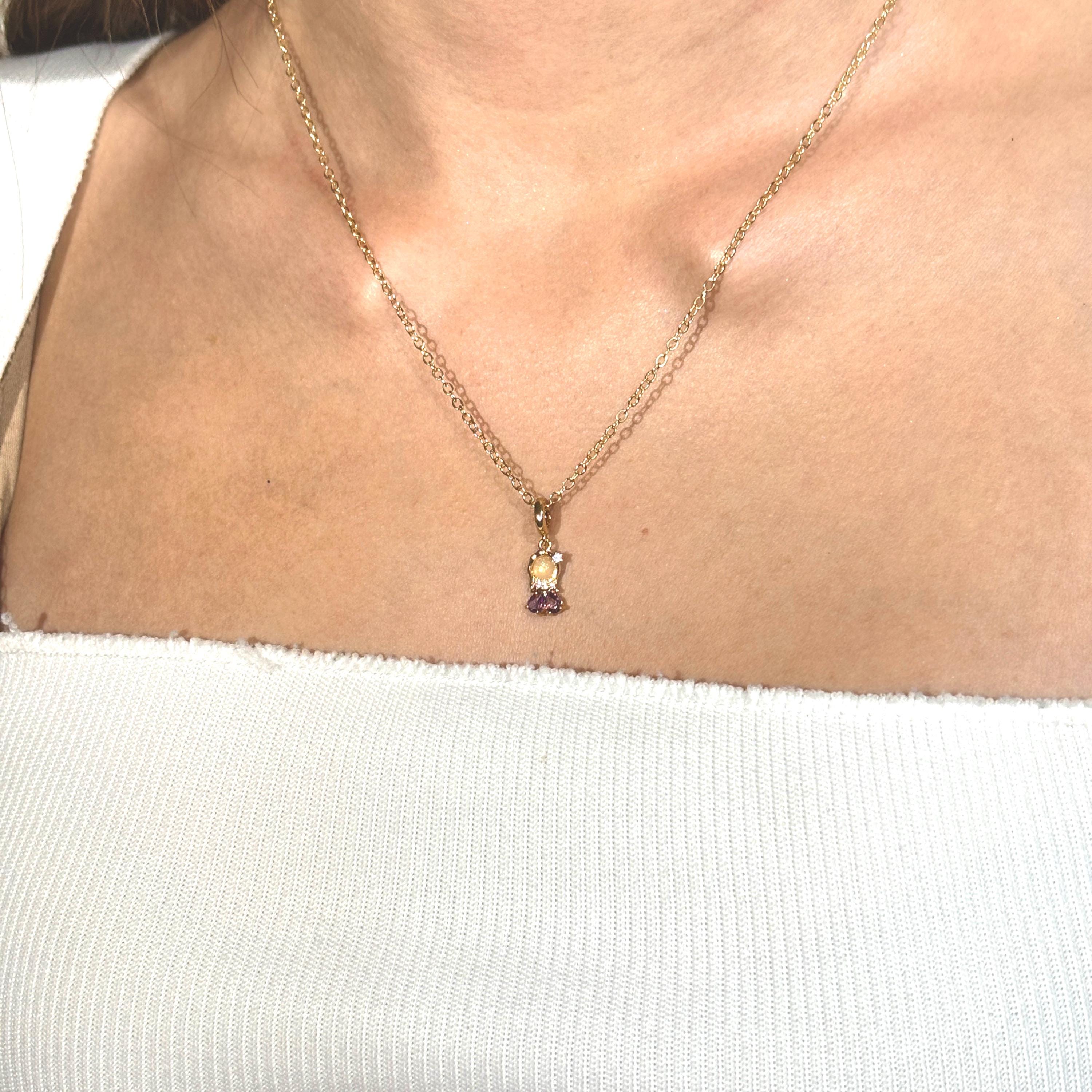 Rapunzel Inspired Fairy Tale Princess Necklace by Stella Amore