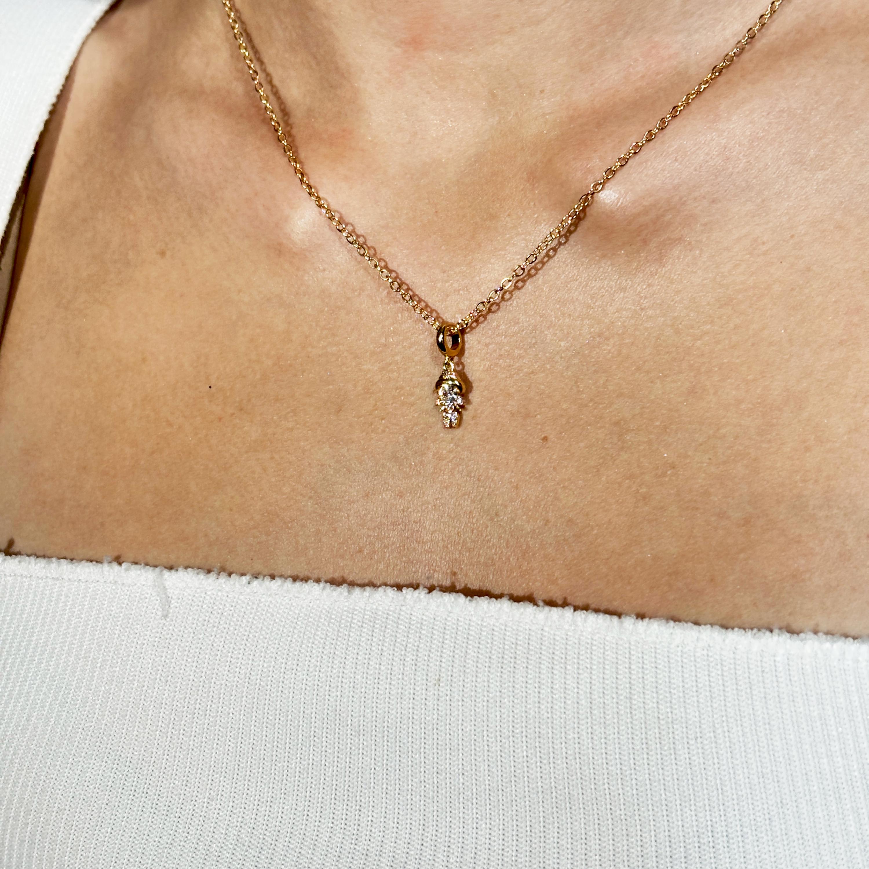 Jasmine Inspired Fairy Tale Princess Necklace by Stella Amore