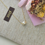 Dainty Freshwater Pearl Necklace Collection by Stella Amoré – Gold Chain Bridal Jewelry – Stacking Pearl Choker – Gifts for Wife