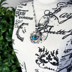 Celestial Galaxy Night Sky Star Moon Necklace by Stella Amoré