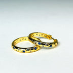 Dainty Star & Moon Hoop Earrings by Stella Amoré