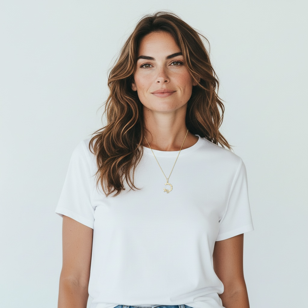 Roman Numeral Necklace – Clock Pendant Necklace in 14K Gold Vermeil • Dainty Gift for Her