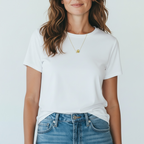 Double Ring Necklace • Engagement Ring Keeper Holder • Couple Gift • Anniversary Jewelry