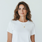 Double Ring Necklace • Engagement Ring Keeper Holder • Couple Gift • Anniversary Jewelry