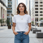 Double Ring Necklace • Engagement Ring Keeper Holder • Couple Gift • Anniversary Jewelry