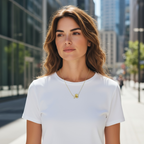 Double Ring Necklace • Engagement Ring Keeper Holder • Couple Gift • Anniversary Jewelry