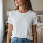 Gold Diamond Cross Necklace — Dainty Faith Pendant for Everyday Light by Stella Amoré