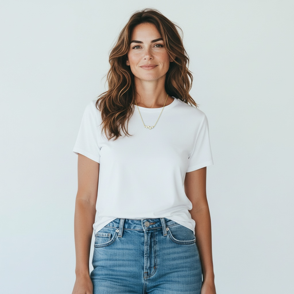 Cluster Smile Necklace by Stella Amoré • Dainty 14K Gold Pendant • Minimalist Layering Necklace • Bridesmaid Gift